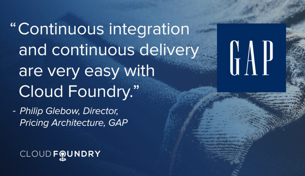 Gap cloud foundry case study