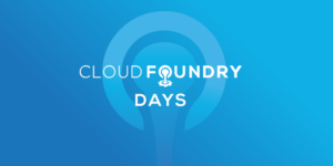Cloud Foundry Day Bangalore, September 2