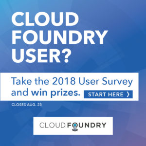 Do you use Cloud Foundry? Win a prize!